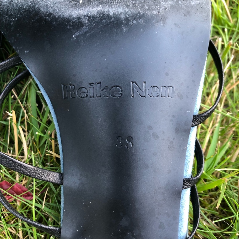 Reike Nen Five Strings Pointed Sandals Black / Wa… - image 5